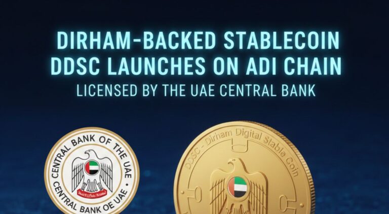Dirham-Backed Stablecoin DDSC Launches on ADI Chain, Licensed by the UAE Central Bank