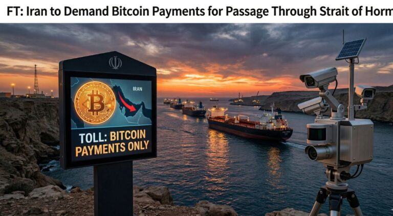 FT: Iran to Demand Bitcoin Payments for Passage Through Strait of Hormuz