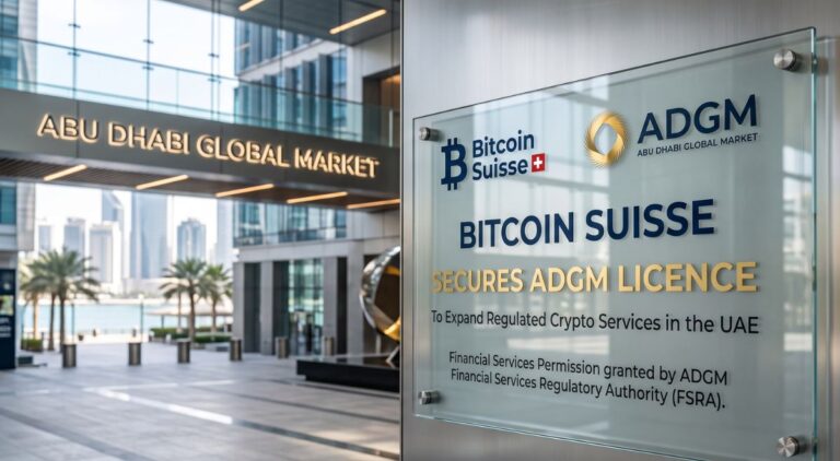 Bitcoin Suisse Secures ADGM Licence to Expand Regulated Crypto Services in UAE