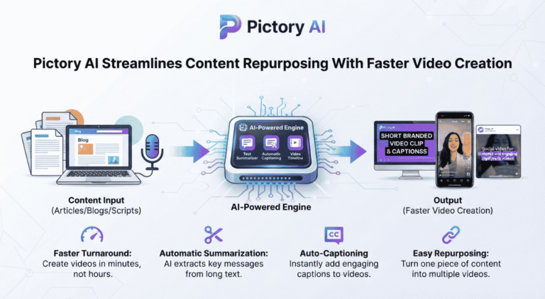 Pictory AI Streamlines Content Repurposing With Faster Video Creation